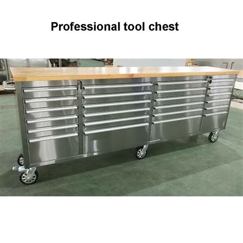 96 in stainless steel tool box|stainless steel toolbox on wheels.